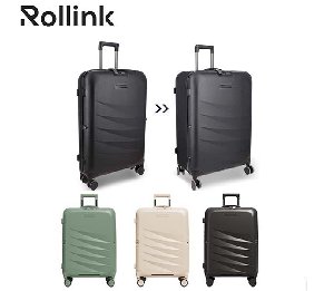 Rollink – מזוודת טרולי מתקפלת 77 ליטר