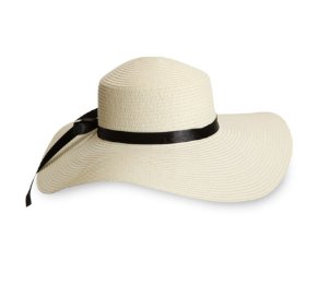 "שנהב" - כובע קש מעוצב רחב שוליים