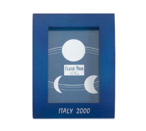 מסגרת לתמונה ITALY 2000 בצבע כחול