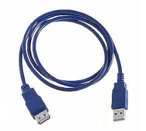 לונג – כבל USB מאריך בצבע כחול
