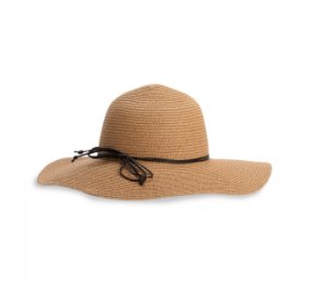 "פאן" - כובע קש מעוצב רחב שוליים