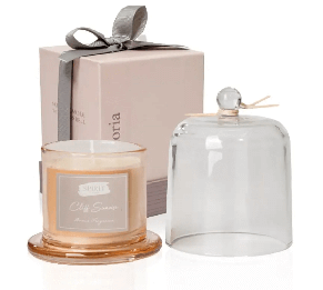 אופוריה – נר ריחני עם מכסה פעמון זכוכית