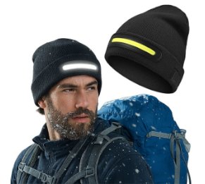 גלואו - כובע חורף מואר למיתוג