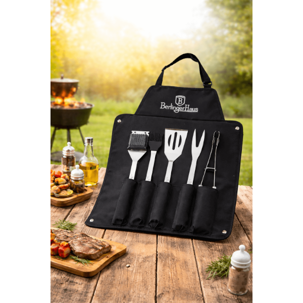 סט כלי מנגל עם סינר מקצועי Berlinger Haus