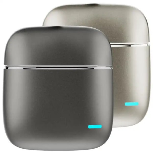 אוזניות EarBuds אלחוטיות במארז מתכת למיתוג