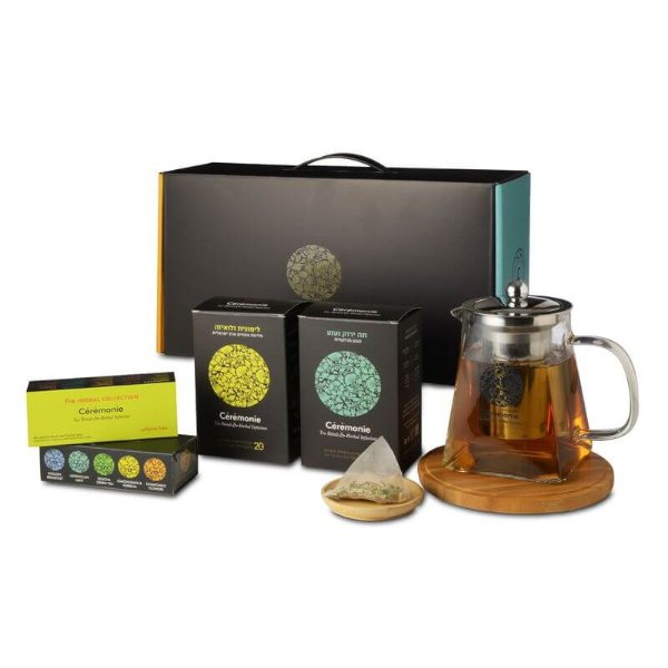 מארז צופית מבית Ceremoni – מארז מתנה עסקי יוקרתי וממותג B2B לחברות הייטק, ארגונים ותאגידים, בעיצוב פרימיום שמחזק מיצוב מותגי ורושם שיווקי מקצועי.